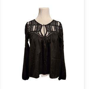 COPY - Abercrombie and Fitch Boho Top Black
